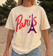 Paris France Shirt Eiffel Tower Tee French Travel Shirt Parisian Gift