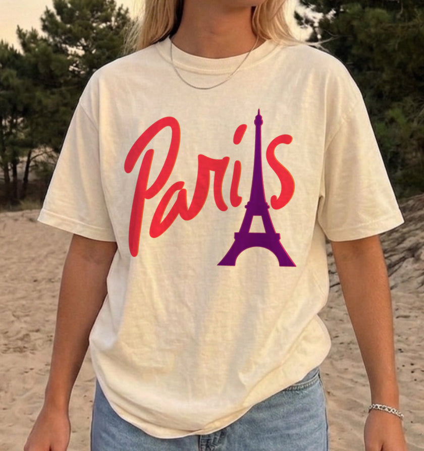 Paris France Shirt Eiffel Tower Tee French Travel Shirt Parisian Gift