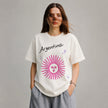 T-shirt Palestine : Motif rameau d'olivier arabe, T-shirt en coton Héritage 1948