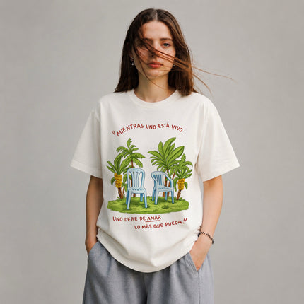 Spanish Quote T Shirt Mientras Uno Está Vivo