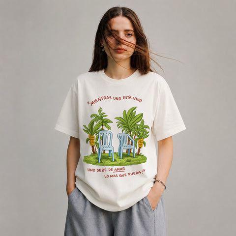 Spanish Quote T Shirt Mientras Uno Está Vivo