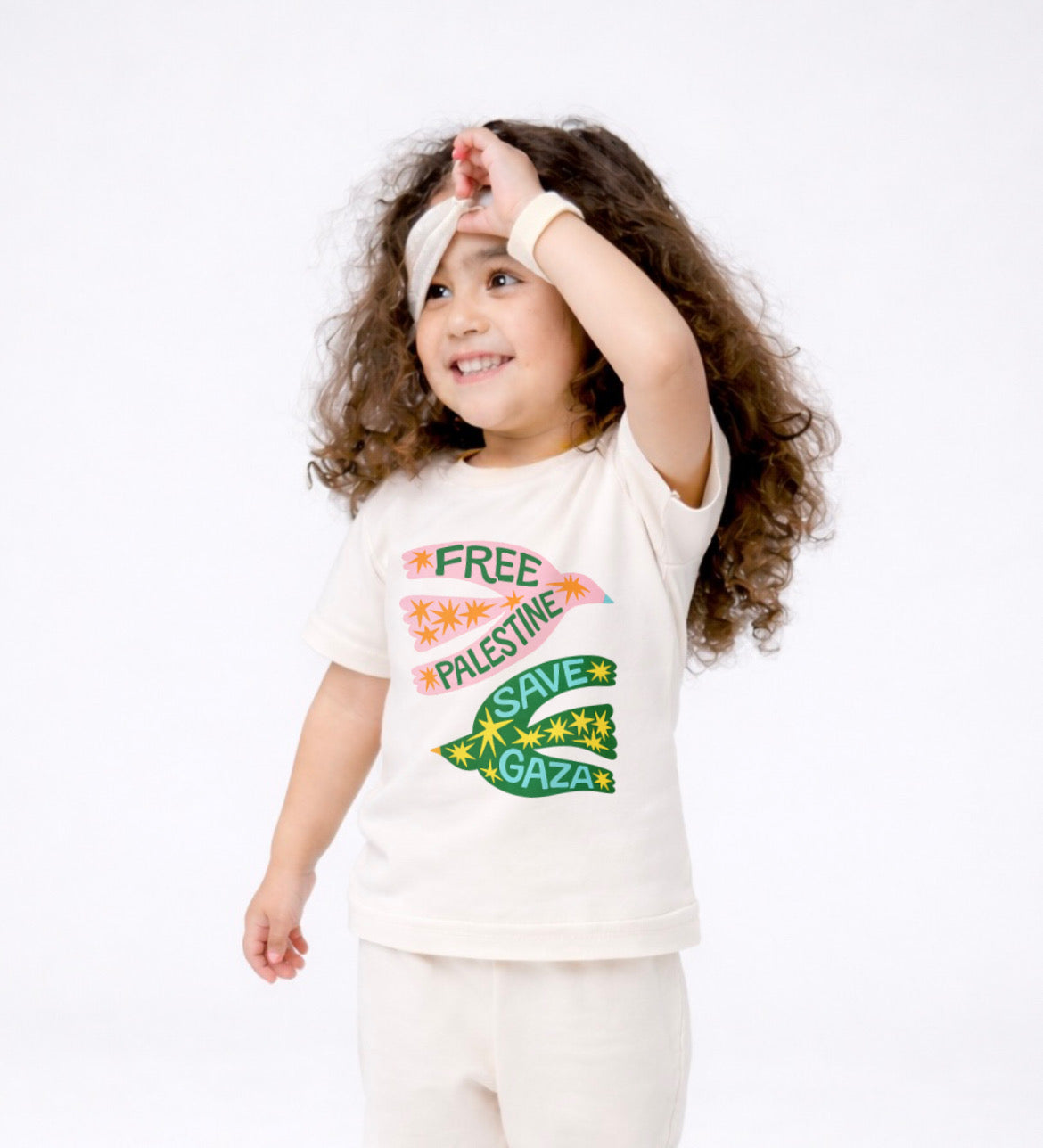 Free Palestine Kids Shirt Save Gaza Toddler Tee Activist Graphic Gift Unisex Cotton Top