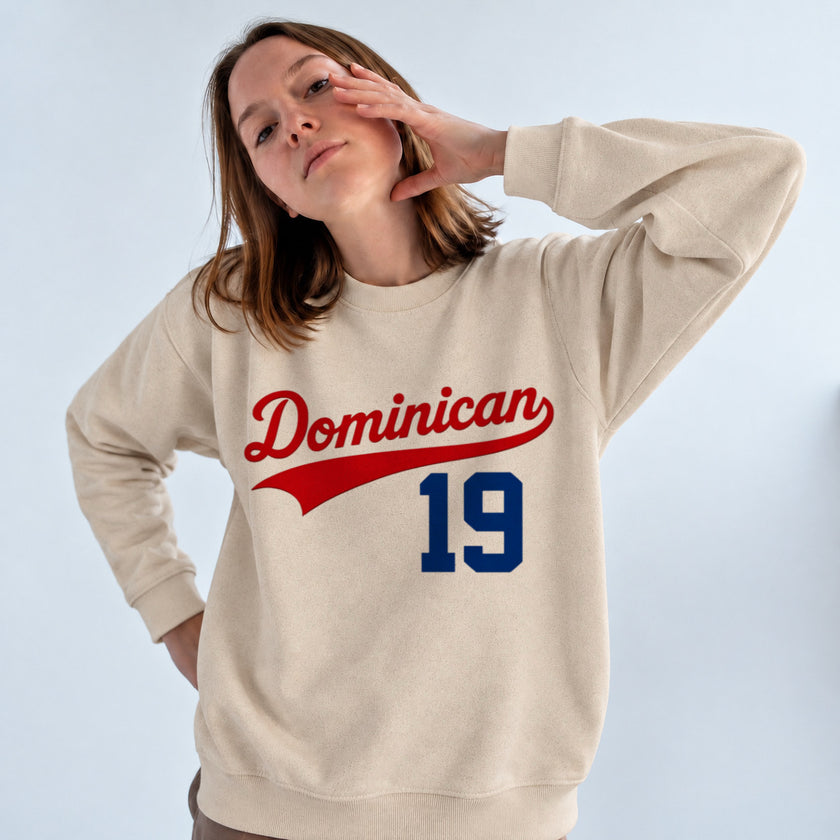 Dominican Sweatshirt Vintage Custom Number