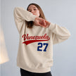 Venezuela Sweatshirt Retro Custom Number