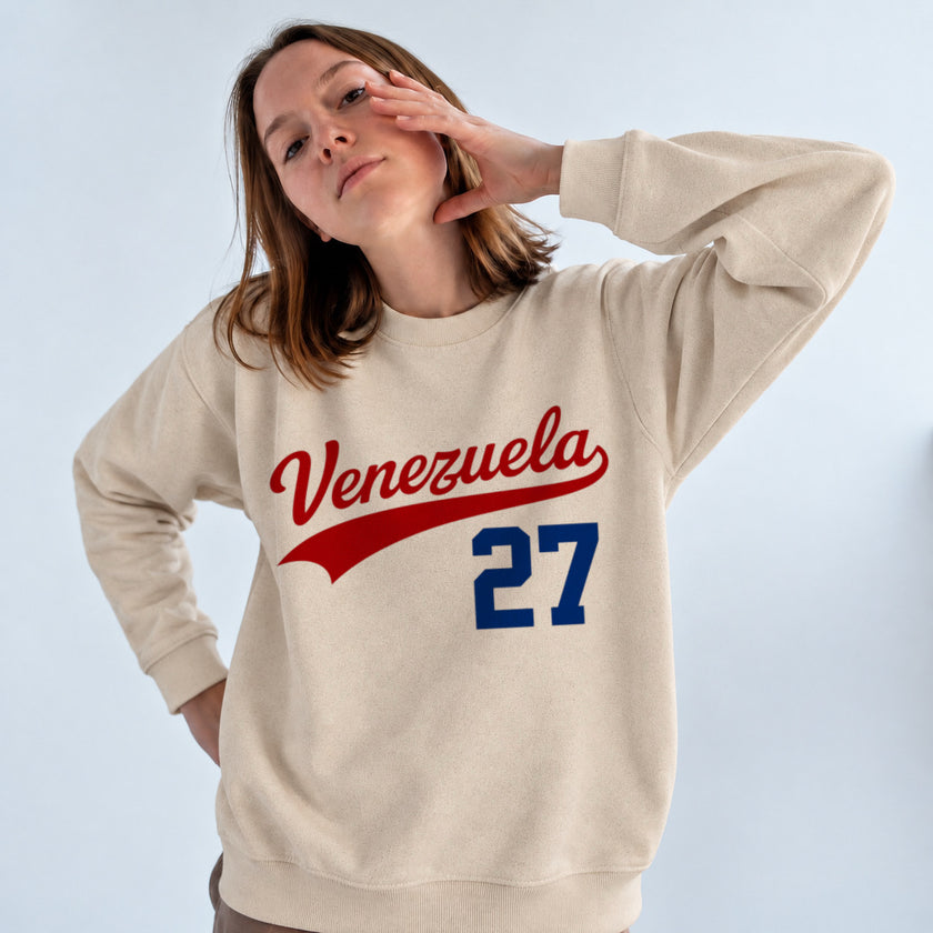 Venezuela Sweatshirt Retro Custom Number
