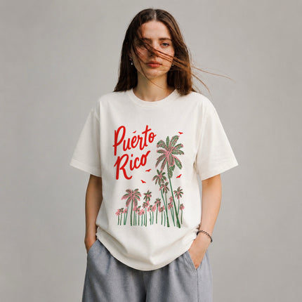 Puerto Rico Shirt Tropical Palm Tree