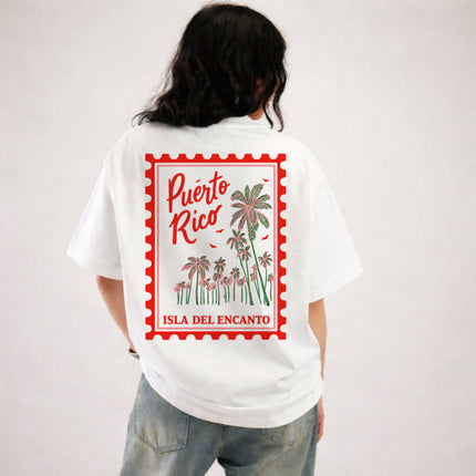 Puerto Rico Isla Del Encanto T Shirt Vintage Palm Tree Camiseta Boricua Unisex
