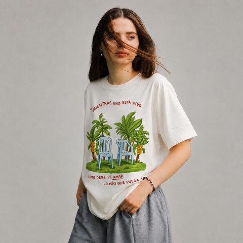 Spanish Quote T Shirt Mientras Uno Está Vivo