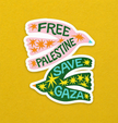 Free Palestine Sticker Save Gaza Vinyl Kiss Cut Decal Laptop Water Bottle Art