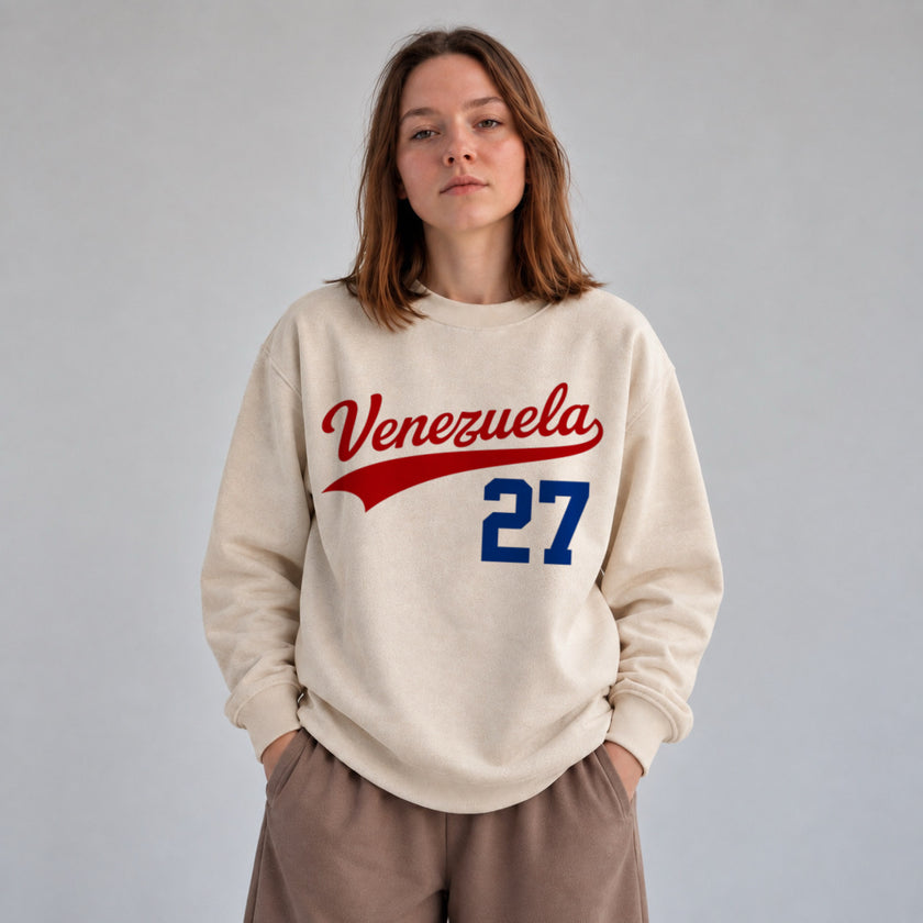 Venezuela Sweatshirt Retro Custom Number