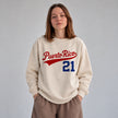 Puerto Rico 21 Sweatshirt Custom Number