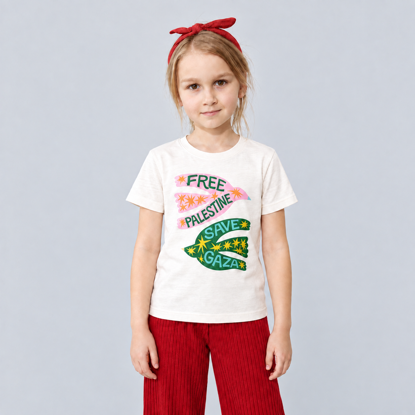 Free Palestine Save Gaza Kids Tee