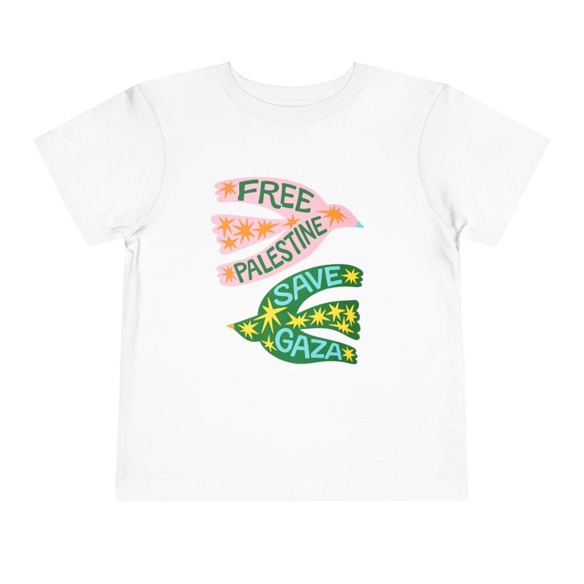 Free Palestine Kids Shirt Save Gaza Toddler Tee Activist Graphic Gift Unisex Cotton Top
