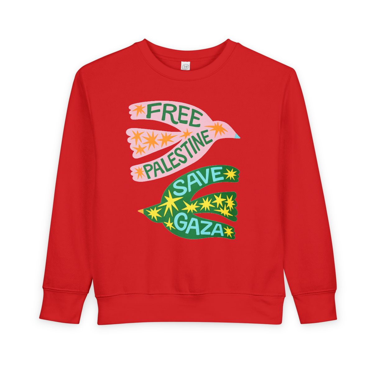 Free Palestine Save Gaza Toddler Sweatshirt Kids Peace Graphic Pullover Gift Cozy Soft Outfit