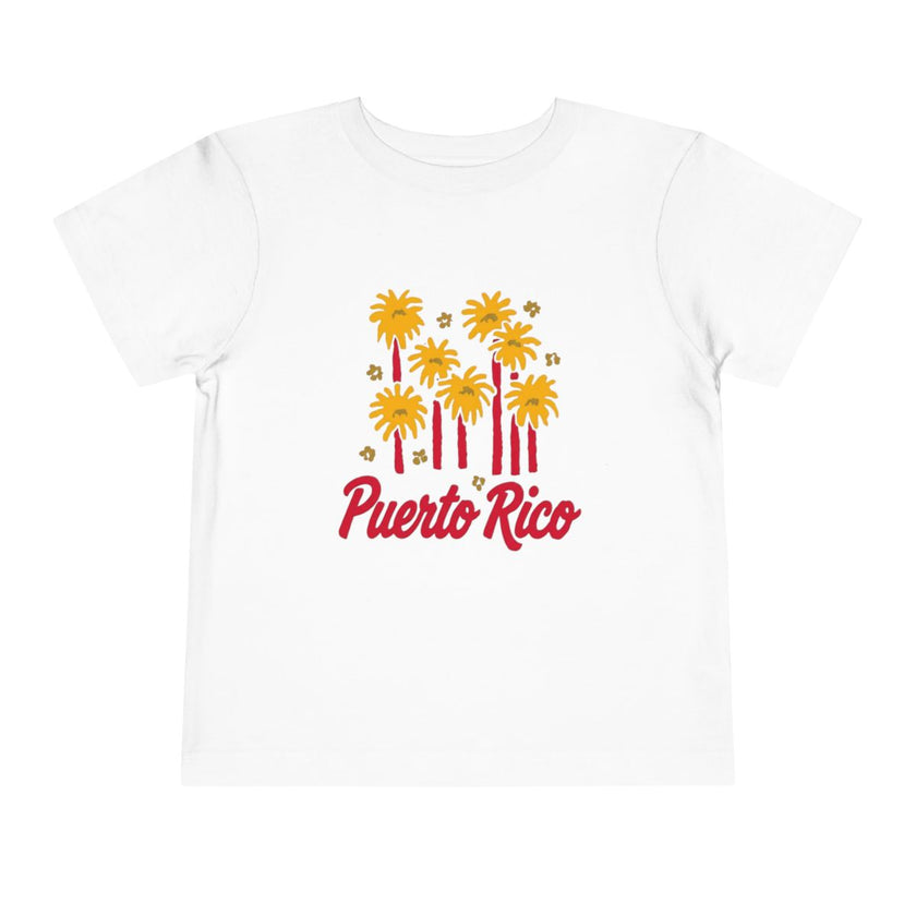 Puerto Rico Kids Shirt Cute Palm Tree Tee Toddler Summer Vacation Gift Caribbean Style