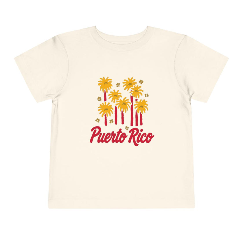 Puerto Rico Kids Shirt Cute Palm Tree Tee Toddler Summer Vacation Gift Caribbean Style