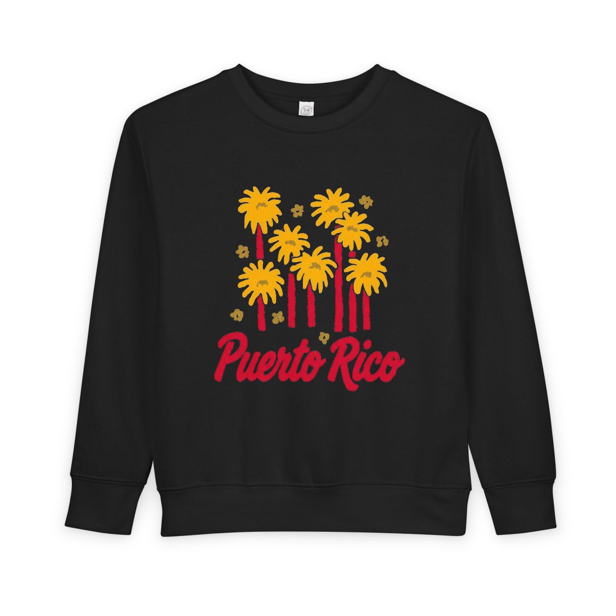 Puerto Rico Kids Sweatshirt Toddler Palm Tree Pullover Cute Caribbean Winter Gift Cozy