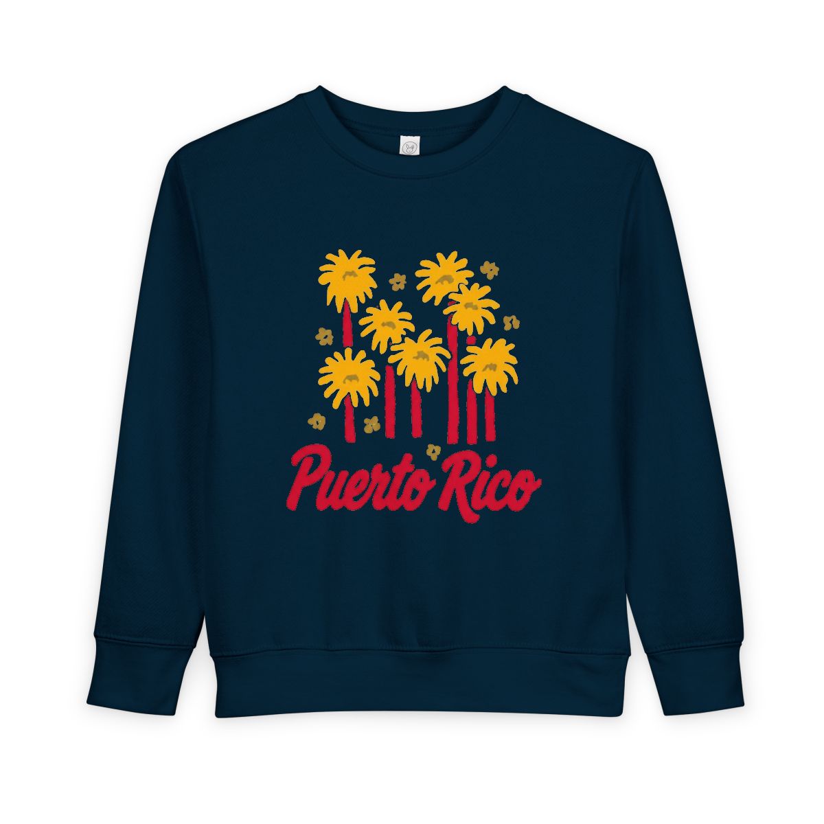 Puerto Rico Kids Sweatshirt Toddler Palm Tree Pullover Cute Caribbean Winter Gift Cozy