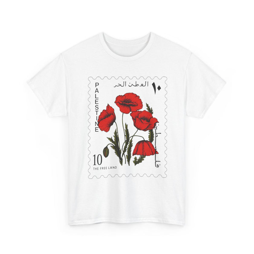 T-shirt Palestine : Motif rameau d'olivier arabe, T-shirt en coton Héritage 1948