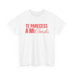 Te Pareces A Mi Crush Shirt Funny Spanish Valentine Flirty Quote Unisex Tee