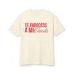 Te Pareces A Mi Crush Shirt Funny Spanish Valentine Flirty Quote Unisex Tee