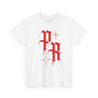 T-shirt Porto Rico PR | Tee-shirt vintage à lettres gothiques | Haut unisexe graphique Boricua Pride PR