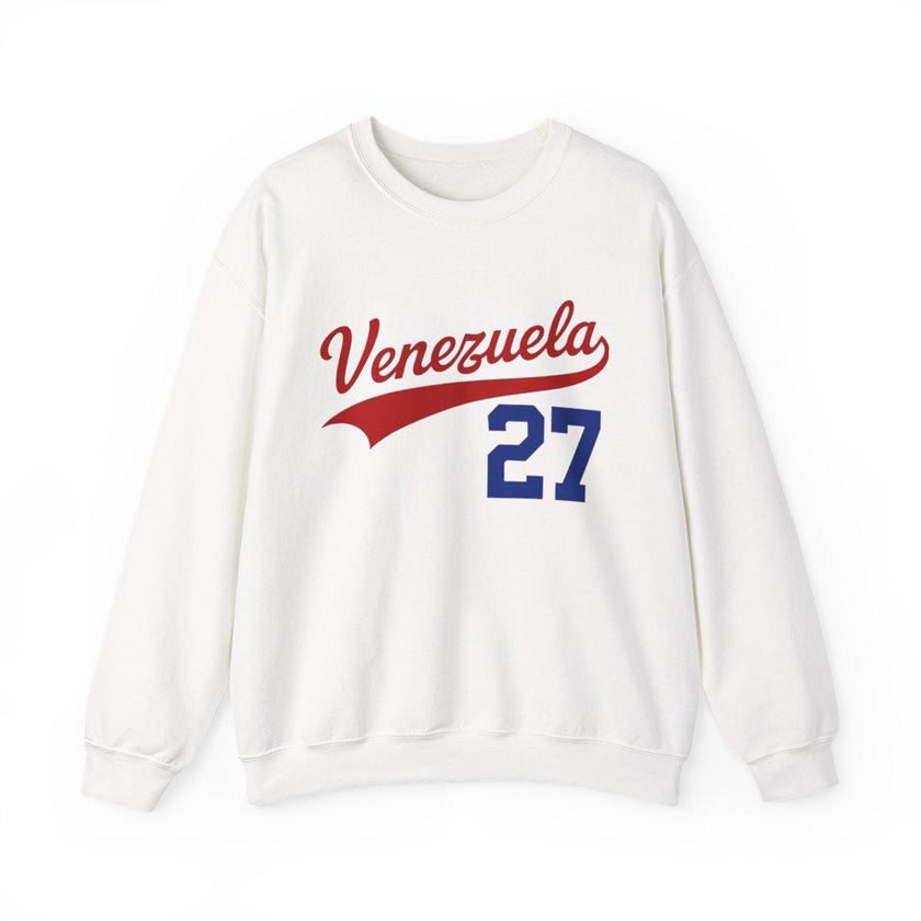 Venezuela Sweat-shirt Vintage Rétro Numéro Personnalisé Style Baseball Fierté Nationale Cadeau Unisexe Haut