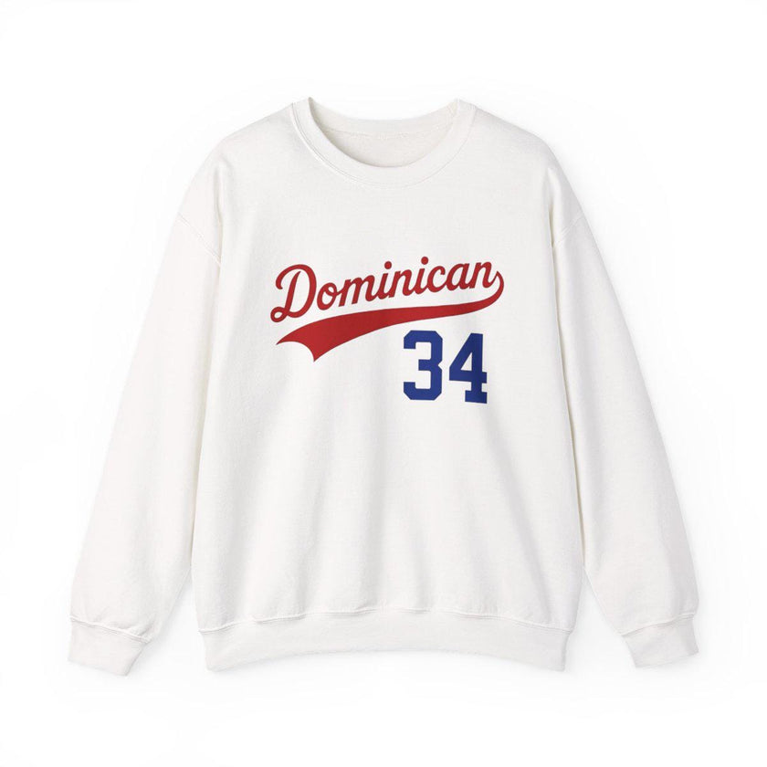 Sweat-shirt dominicain vintage, numéro personnalisé dominicain, col ras du cou, streetwear neutre, pull douillet, cadeau de voyage unisexe