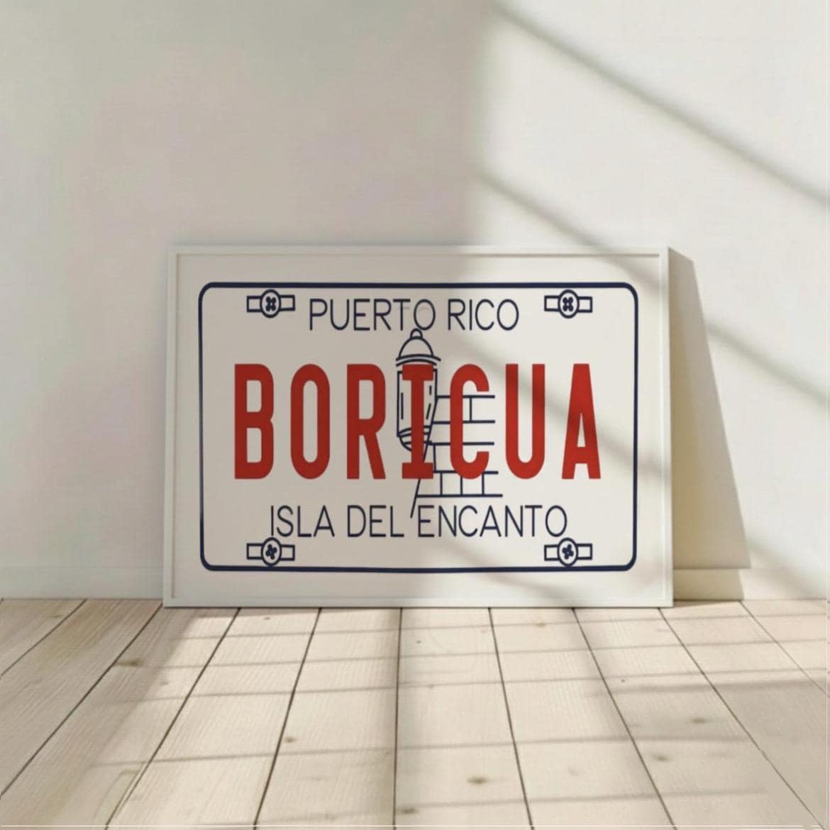 Puerto Rico Boricua Wall Art, Isla del Encanto Poster, Puerto Rican Pride Latino Print