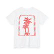 T-shirt unisexe Boricua avec palmier vintage et inscription « Puerto Rico Isla Del Encanto »