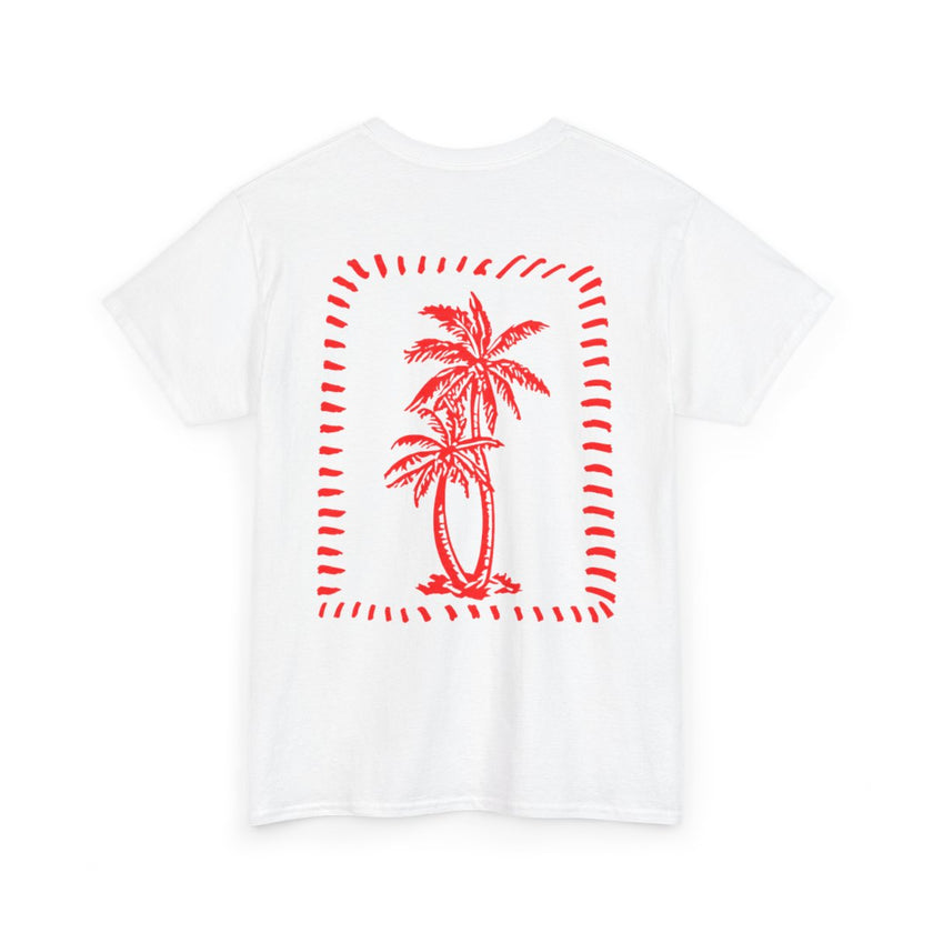 T-shirt unisexe Boricua avec palmier vintage et inscription « Puerto Rico Isla Del Encanto »