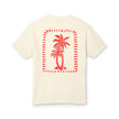 T-shirt unisexe Boricua avec palmier vintage et inscription « Puerto Rico Isla Del Encanto »