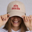 Sin Miedo Hat Embroidered Spanish Cap Dad Hat Latino Unisex Gift