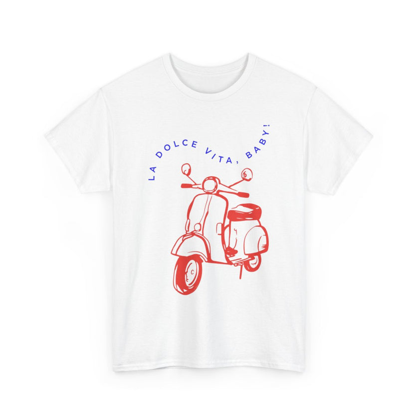 La Dolce Vita Vespa Shirt Italian Summer Graphic Tee Retro Italy Vacation