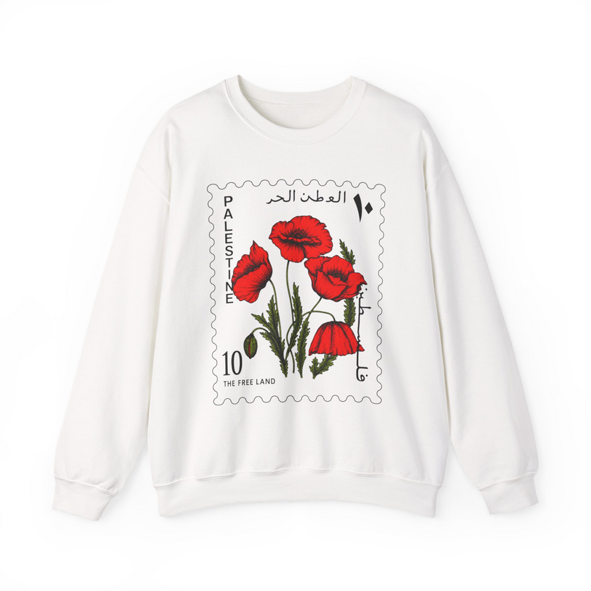 Sweat-shirt pastèque Palestine, Free Palestine 1948, écriture arabe, unisexe, col rond