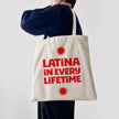 Sac fourre-tout Calligraphie Palestine : Écriture Arabe, Toile de Coton Écologique