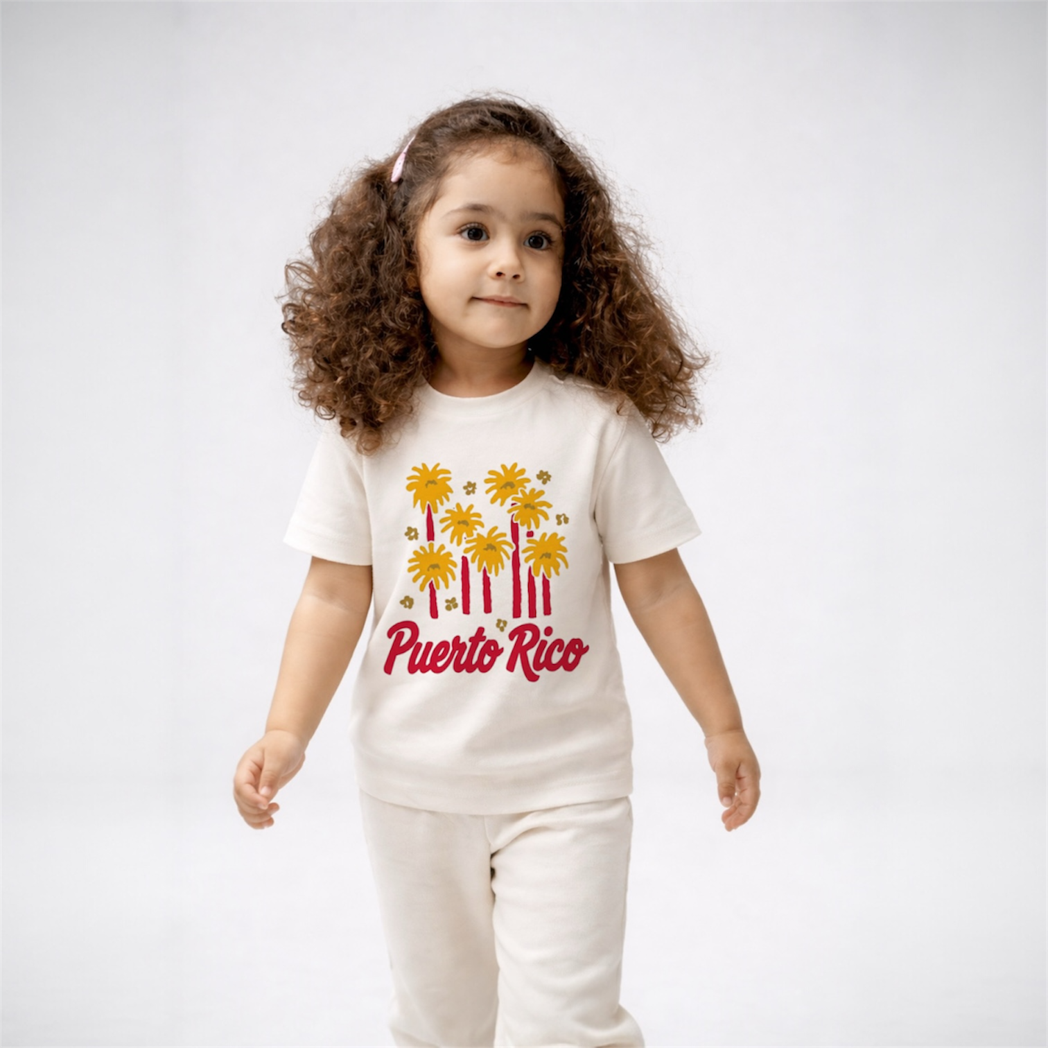 Puerto Rico Kids Shirt Cute Palm Tree Tee Toddler Summer Vacation Gift Caribbean Style