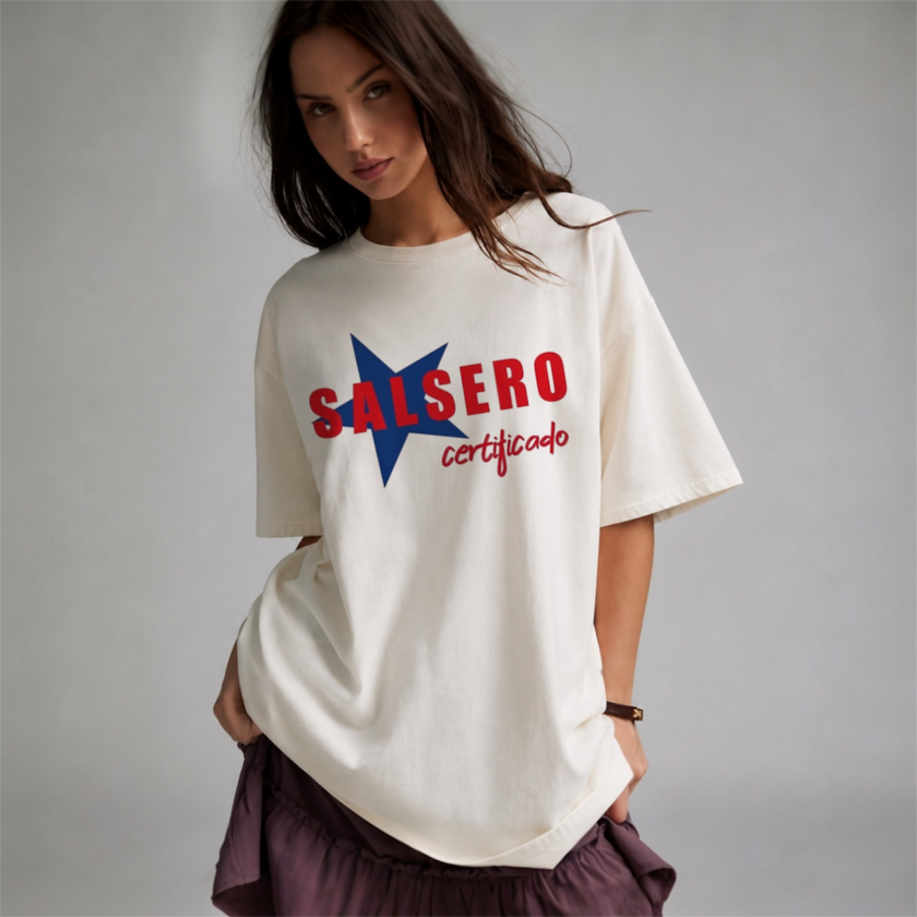 T-shirt Salsero Certificado Danseur de salsa Porto Rico Boricua Musique latine