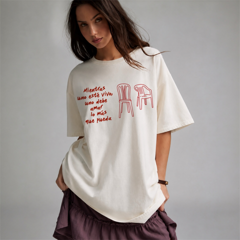 Mientras Uno Este Vivo Shirt Spanish Quote Minimal Line Art Latino Unisex Tee