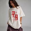 T-shirt Porto Rico PR | Tee-shirt vintage à lettres gothiques | Haut unisexe graphique Boricua Pride PR